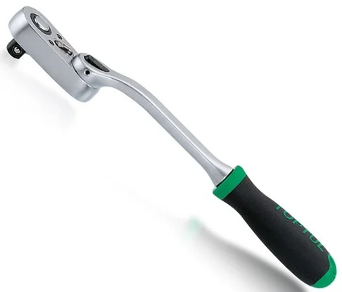 Тріскачка 3/8" 48 зубців 250 мм з поворотною головкою Toptul (CJEK1225)