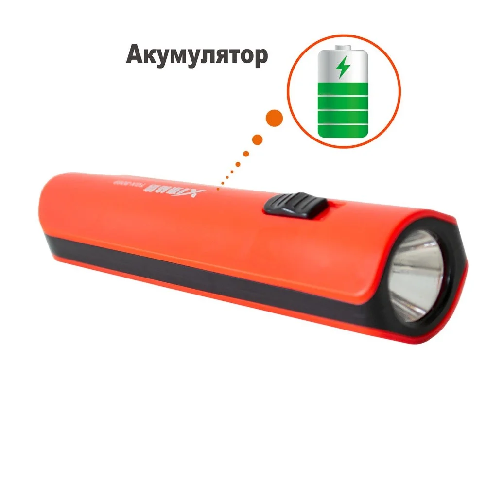 Фонарь аккумуляторный светодиодный с детектором валют 1 Вт красный Evrolight (TGX-8069) - фото 3