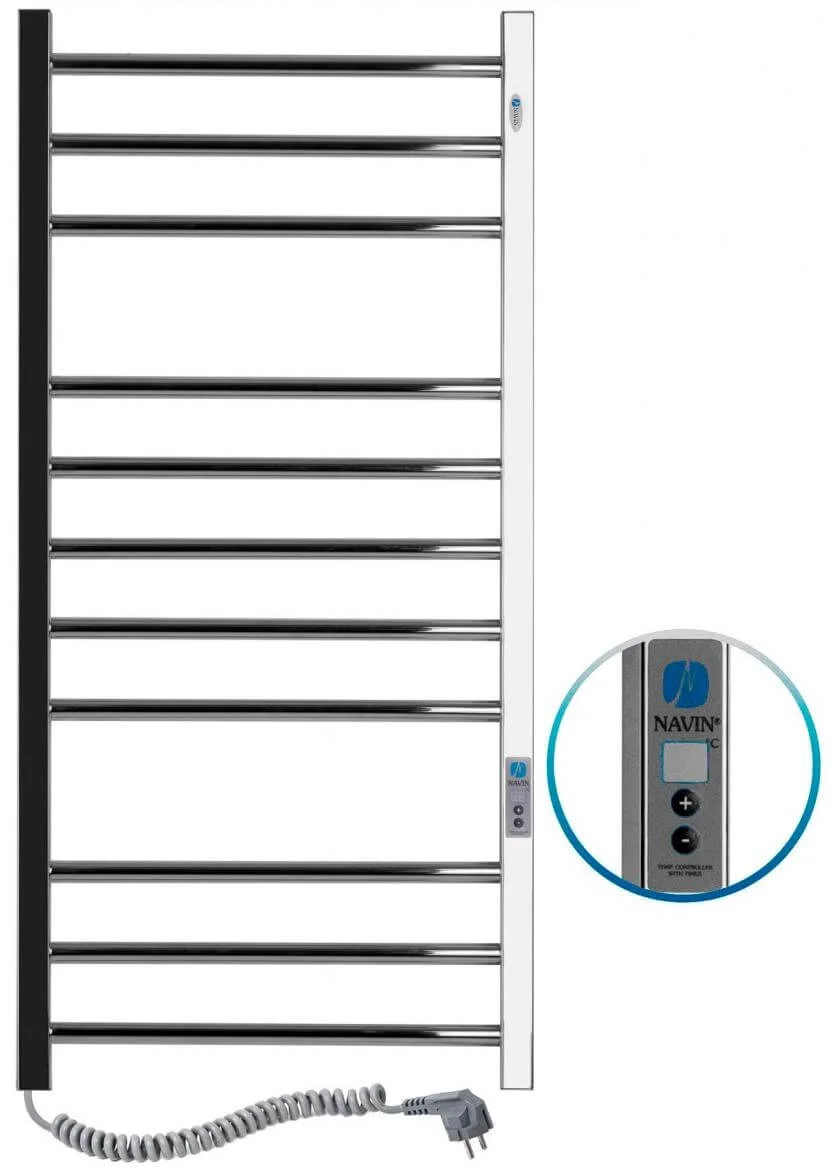 Рушникосушка електрична Navin Класік Квадро 500 х 1000 Digital нерж