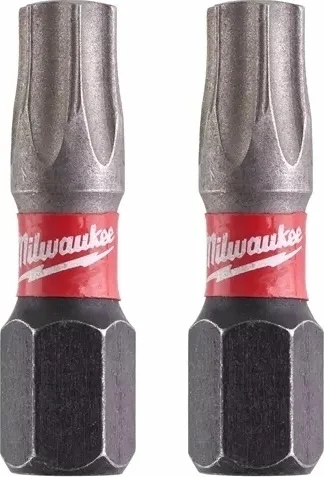 Біта Milwaukee Shockwave 1/4" L25мм TX27 (2шт) (4932430884)