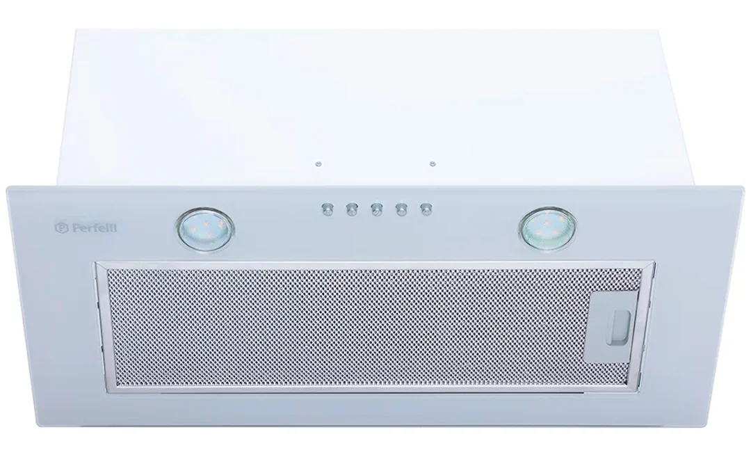 Витяжка кухонна Perfelli BI 6562 A 1000 LED GLASS білий - фото 2
