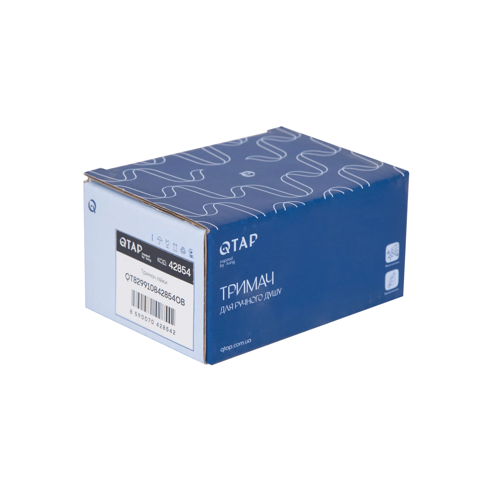 Кронштейн для ручного душа Qtap Porter A030 Черный - фото 4