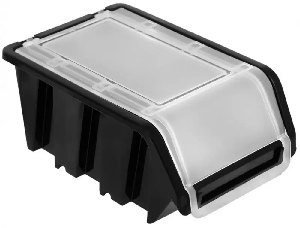Лоток з кришкою Kistenberg Truck Plus 155x100x70мм чорний (KTR16F-S411)
