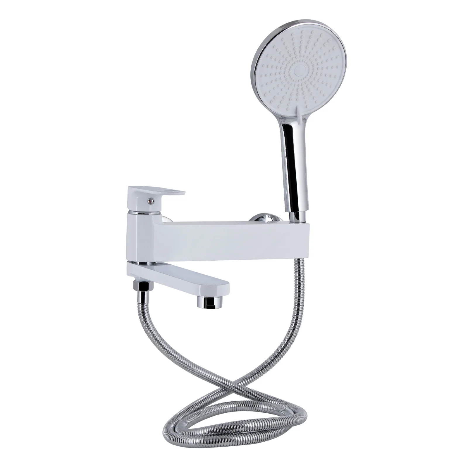 Смеситель для ванны Qtap Jay 260 Хром / Белый