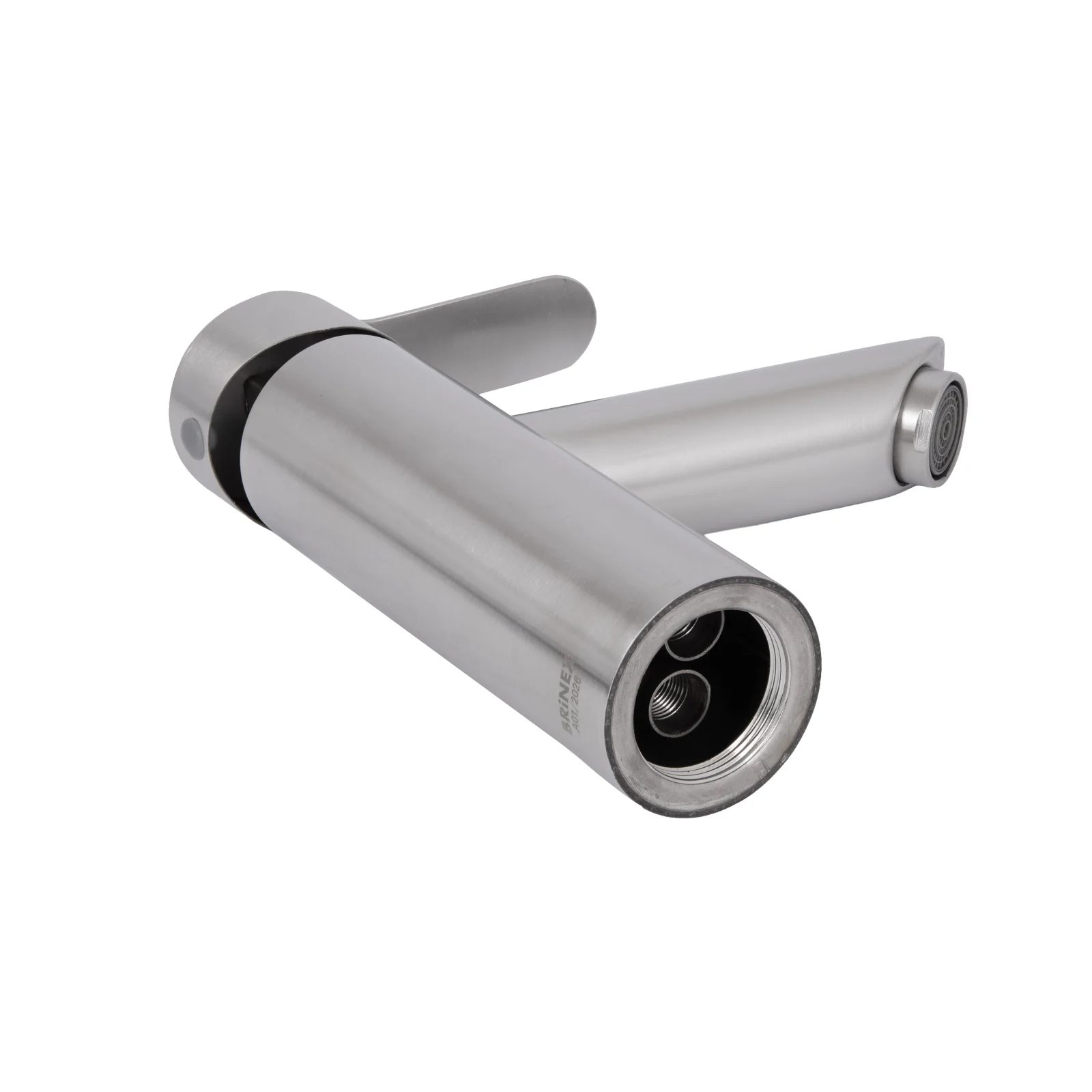 Змішувач для раковини Brinex Pure 001F Нікель - фото 5