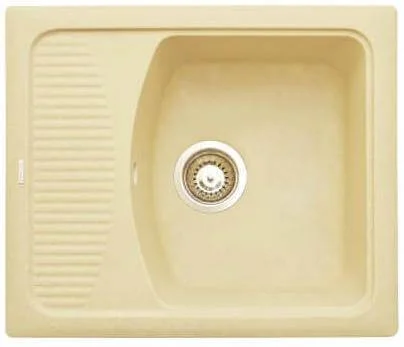 Кухонна мийка Granitika Cube Bevel (кремова)