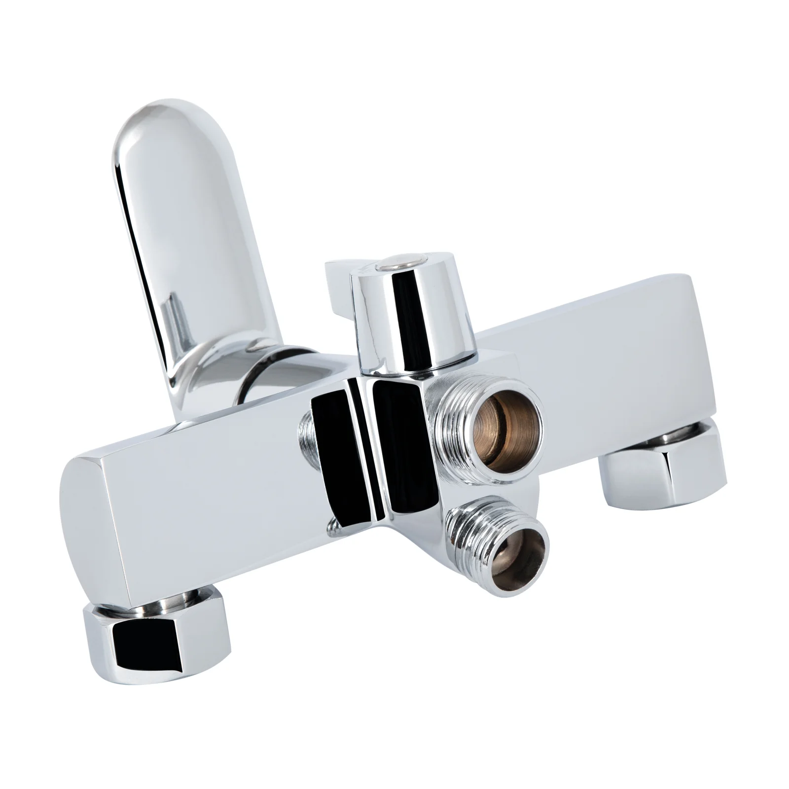 Смеситель для ванны Qtap Evia QTEVI260CRM47579 Хром - фото 4