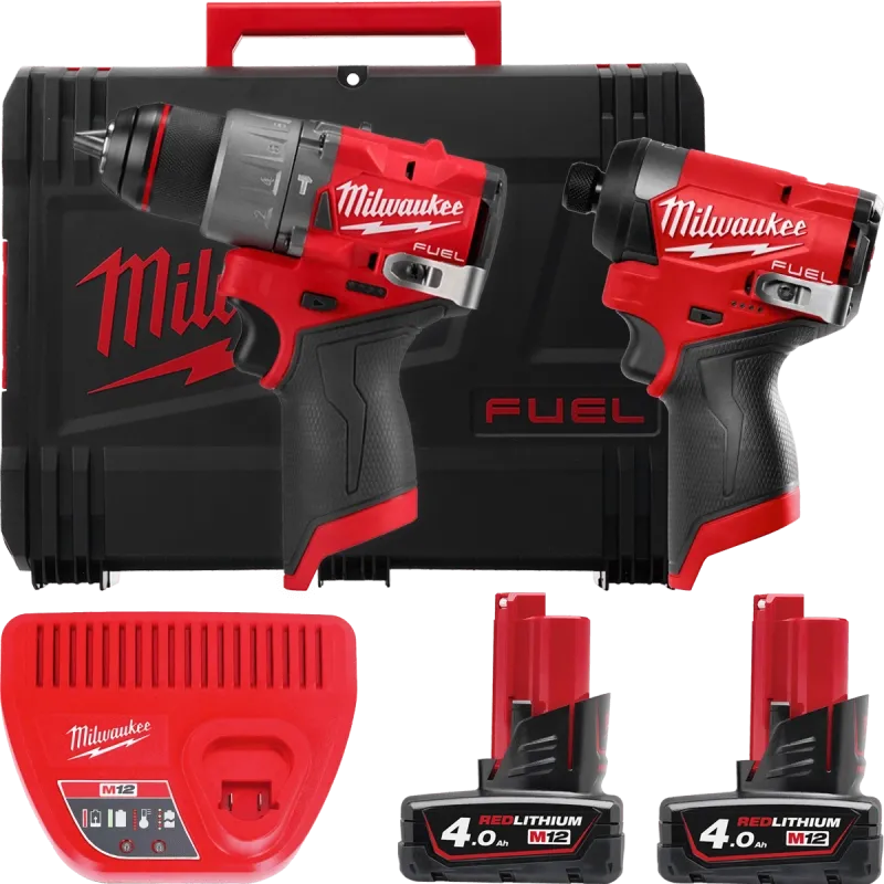 Набор аккумуляторных инструментов Milwaukee M12 FPP2A2-402X