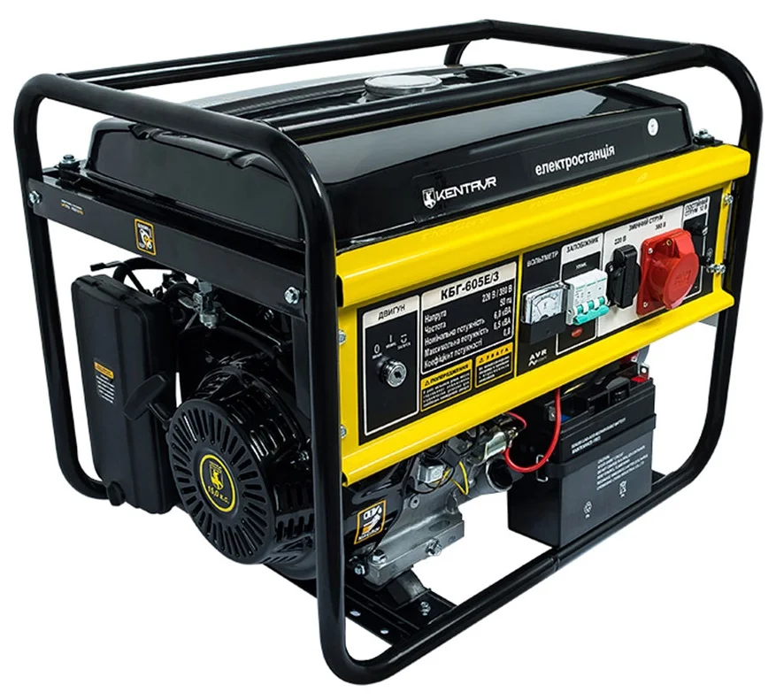 Генератор бензиновий Кентавр КБГ-605Е/3 (182142)