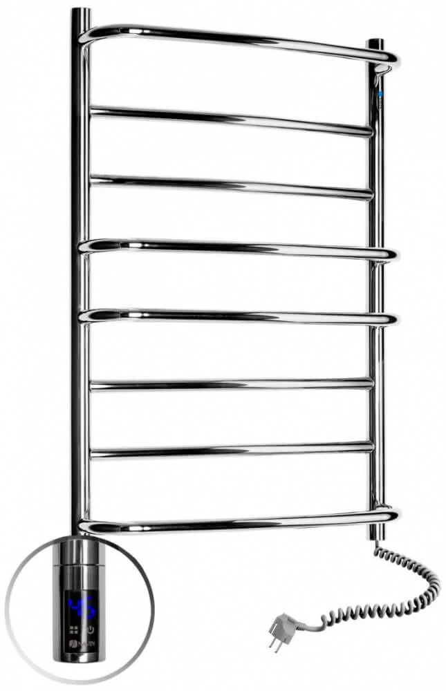 Рушникосушка електрична Navin Омега 530 х 800 (терморегулятор) нерж