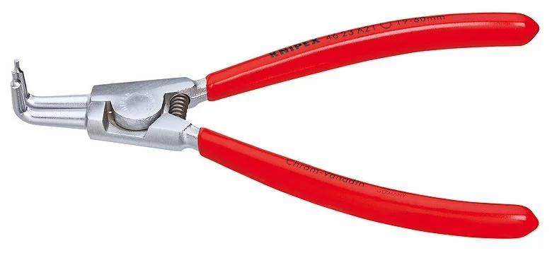 Щипці для зовнішніх стопорних кілець під кутом 90° Knipex L=170 мм (46 23 A21)