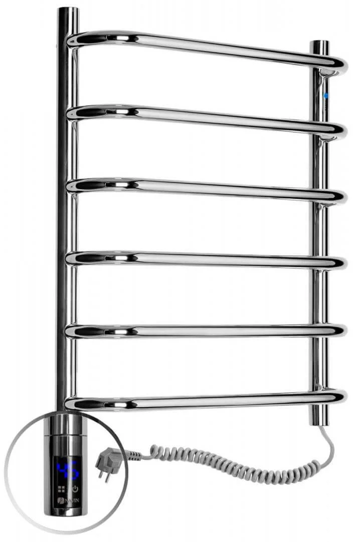 Рушникосушка електрична Navin Симфонія 480 х 600 (терморегулятор) нерж