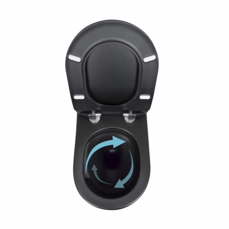 Унітаз підвісний Qtap Taurus QT2433084EUQMB Чорний (Soft-Close) - фото 6