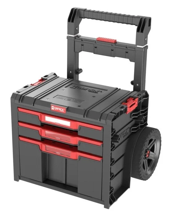Ящик для инструментов на колесах Qbrick System PRO CART 2.0 PLUS DRAWER 3 (SKRWQCP2PD3CZAPG001)