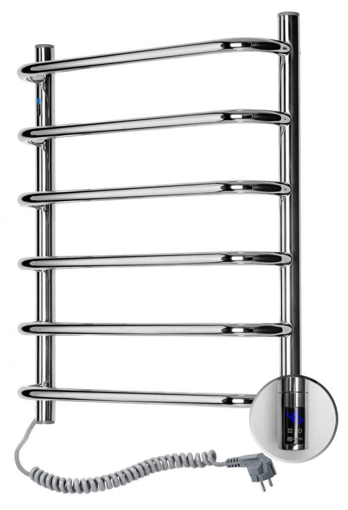 Рушникосушка електрична Navin Симфонія 480 х 600 (терморегулятор) нерж