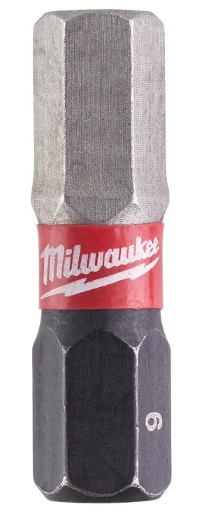 Біта Milwaukee Shockwave 1/4" L25мм HEX6 (2шт) (4932430897)