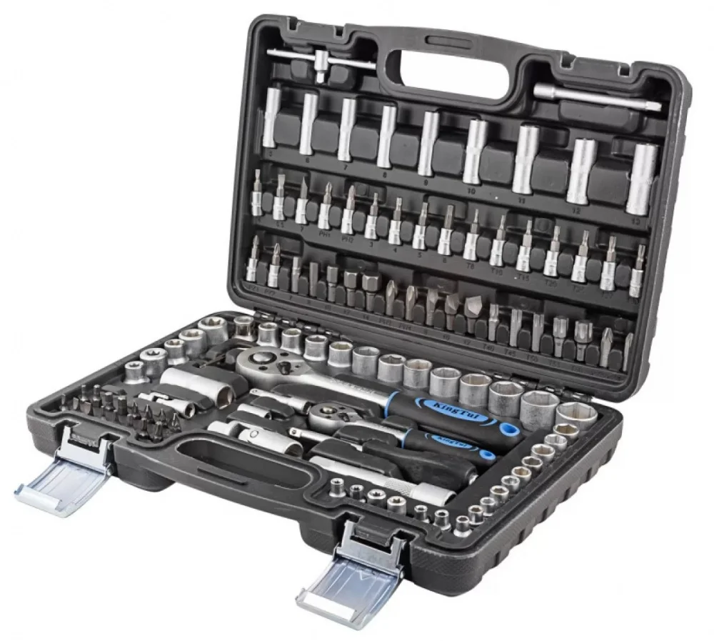 Набір інструментів 6-гранний 108 од 1/4", 1/2" KingTul (KT-41082-5EURO)