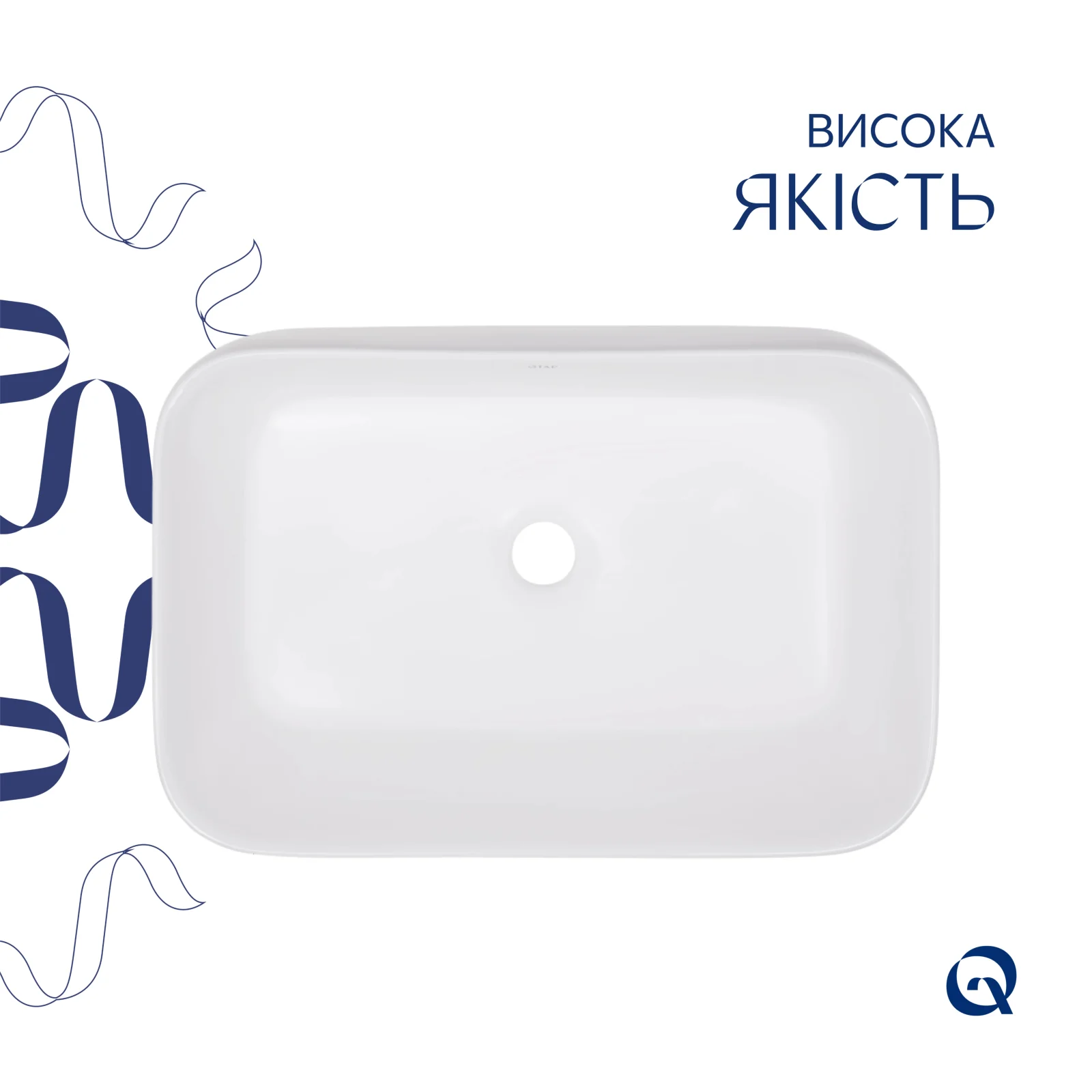 Раковина-чаша Qtap Scorpio 550х390х120 Белый - фото 4