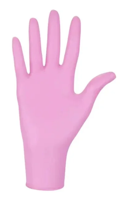 Перчатки смотровые медицинские PinkyPlus (50 пар) размер 7 - фото 3