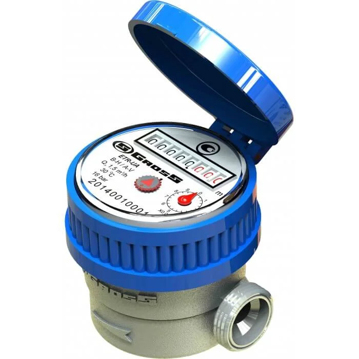 Лічильник води GROSS ETR-UA 15/80 хол.