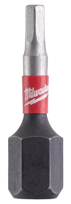 Біта Milwaukee Shockwave 1/4" L25мм HEX 2.5 (2шт) (4932430893)