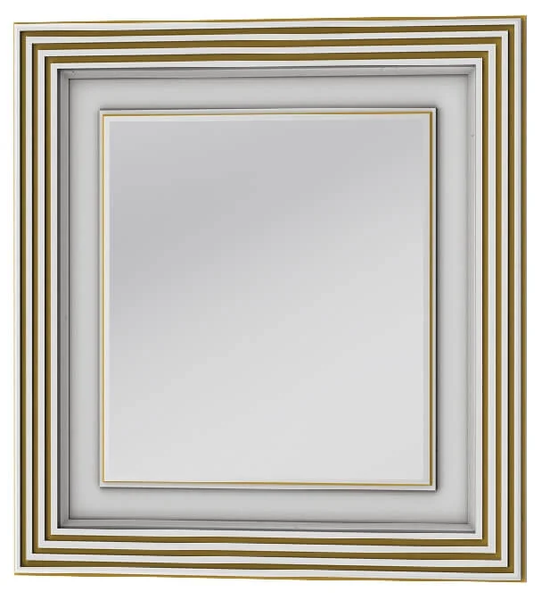 Дзеркало Botticelli TREVISO ТM-80 Білий мідь