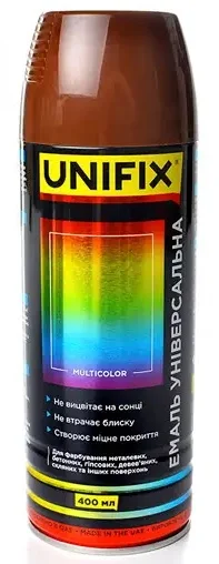 Емаль акрилова універсальна Мідь глянець 400мл Unifix (951052)