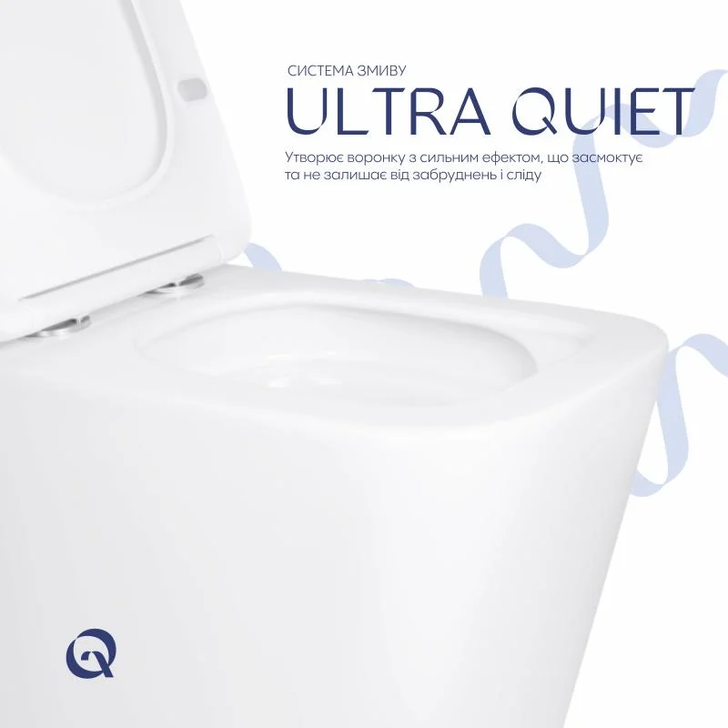 Унитаз подвесной Qtap Tern Ultra Quiet QT17332303AW (Soft-close) - фото 5