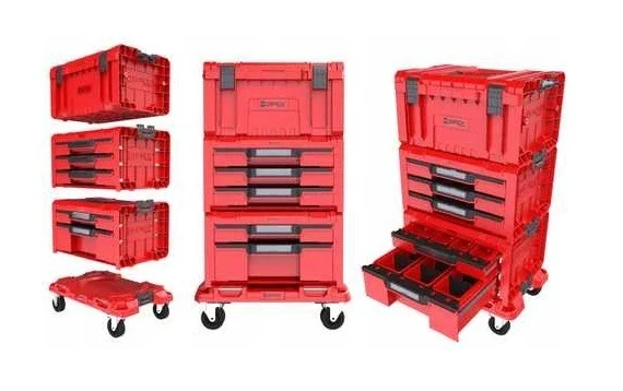 Набор ящиков для инструментов Qbrick System PRO SET 4 2.0 RUHD RED Ultra HD Custom (Z258360PG003) - фото 3