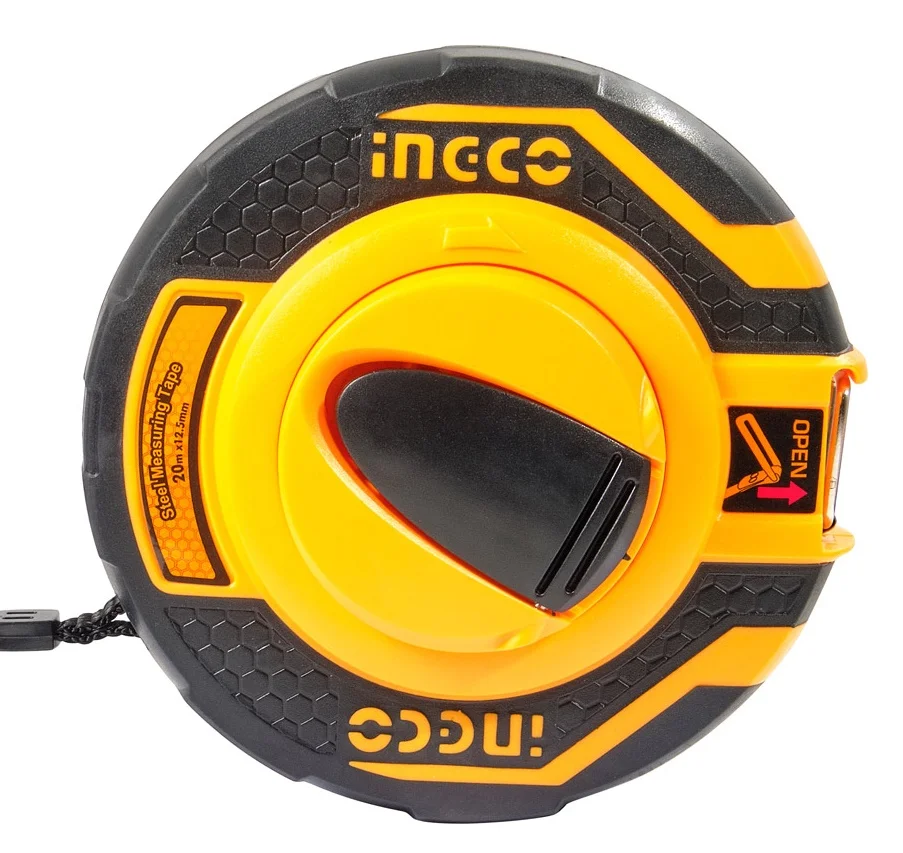 Рулетка 20 м х 12,5 мм "Profi" Ingco Industrial (HSMT8420)