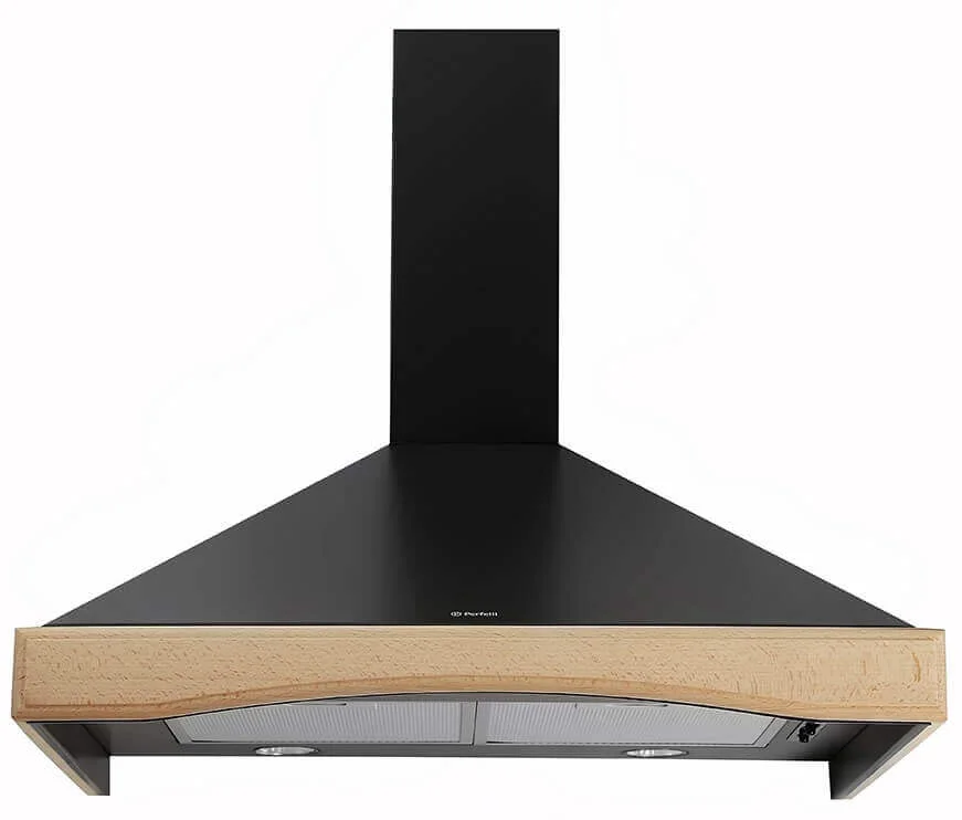 Витяжка кухонна Perfelli K 6121 WOOD чорний