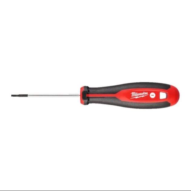 Викрутка шліцева магнітна з тригранною рукояткою SL2.5 75 мм Milwaukee  4932471774
