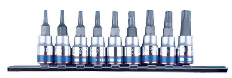 Набір біт King Tony 1/4" L37мм TORX T8-T40 9ед. (2109PR)