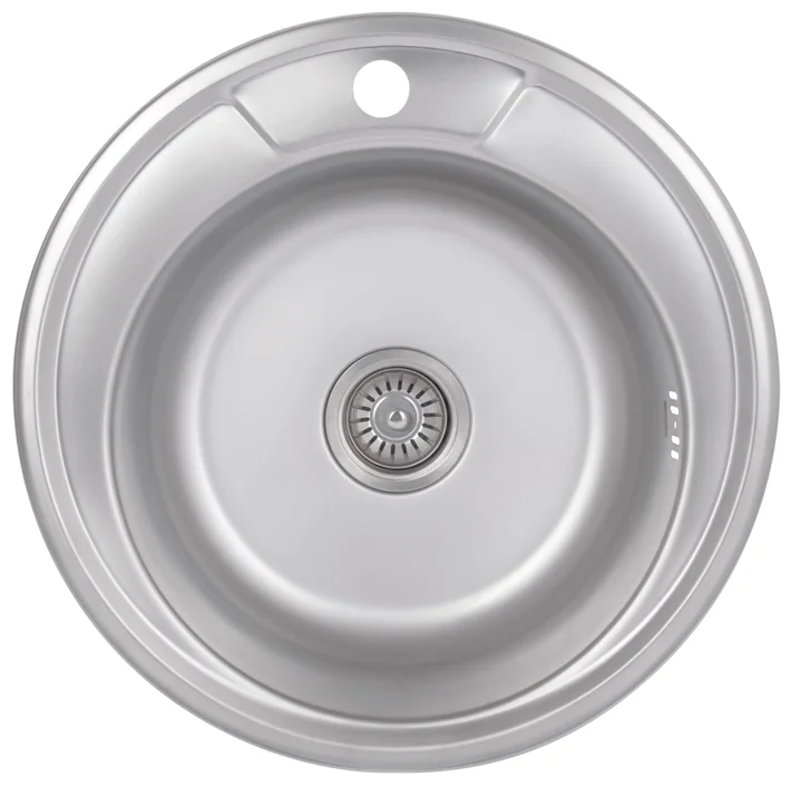 Кухонна мийка Brinex 490-A (satin) 0,6 мм