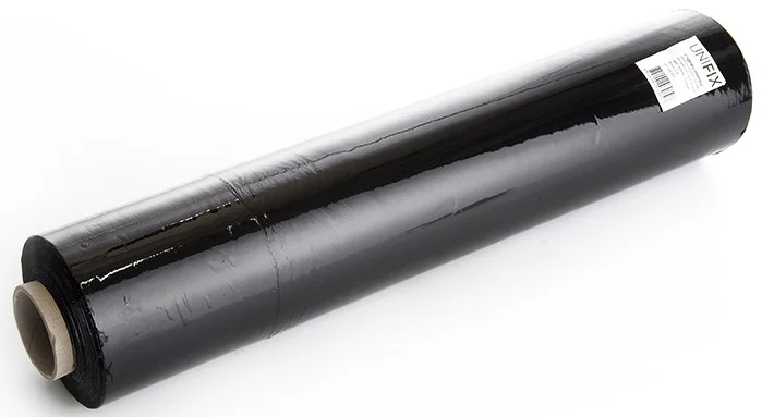 Стретч плівка 326 м 500 мм 20 мкм Unifix Чорна (SP-50030B)
