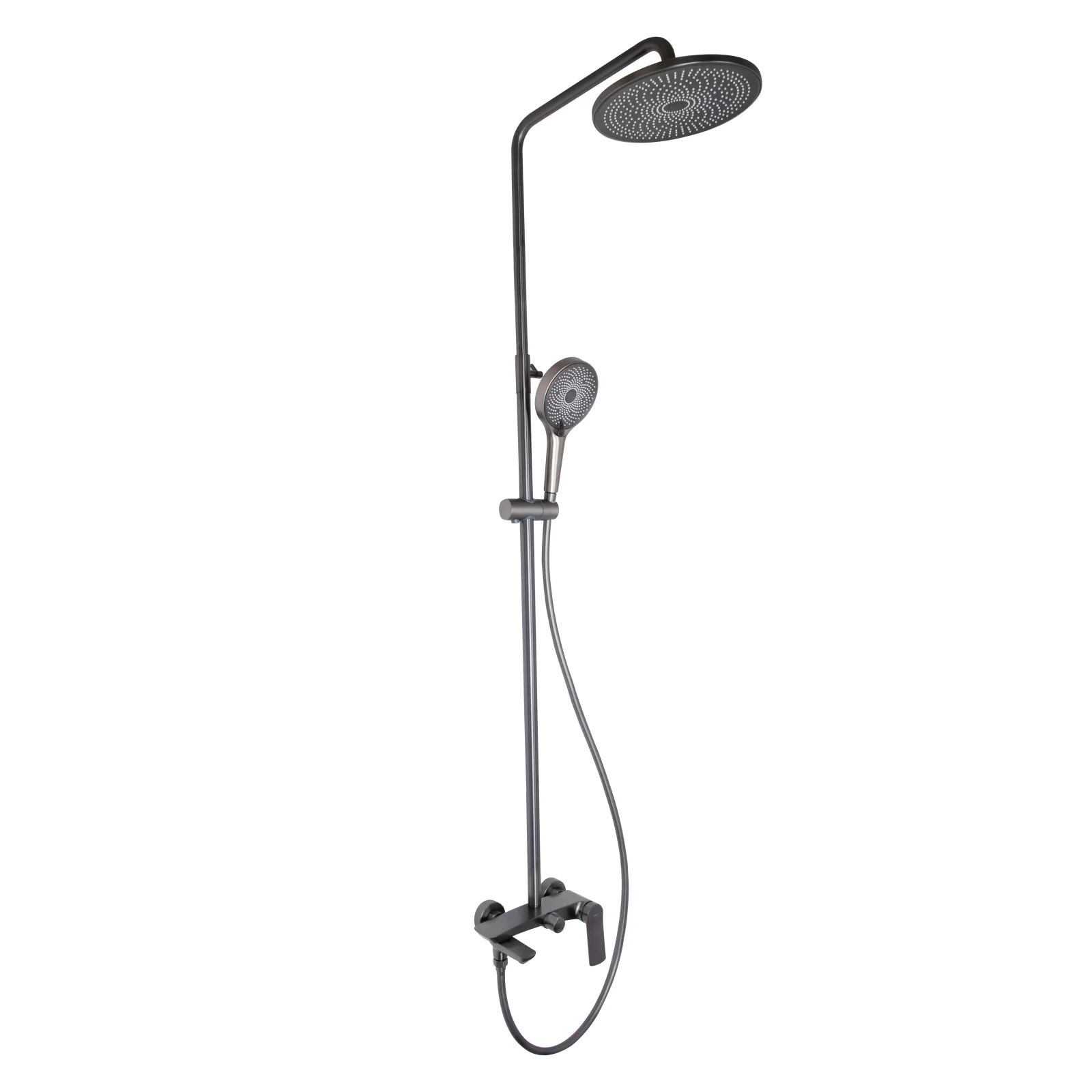 Душевая система Qtap Slavonice QTSLA111GMB45910 Gunmetal Black PVD