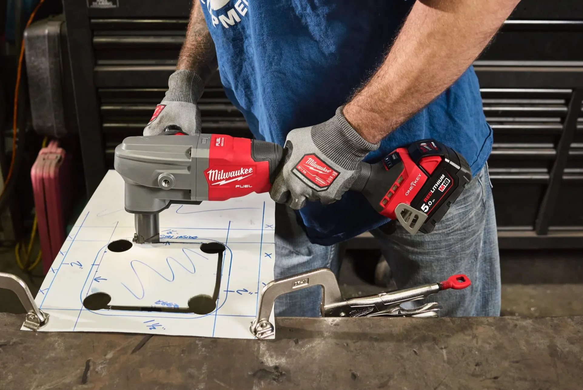 Ножницы высечные по металлу Milwaukee M18 FNB35-0X - фото 10