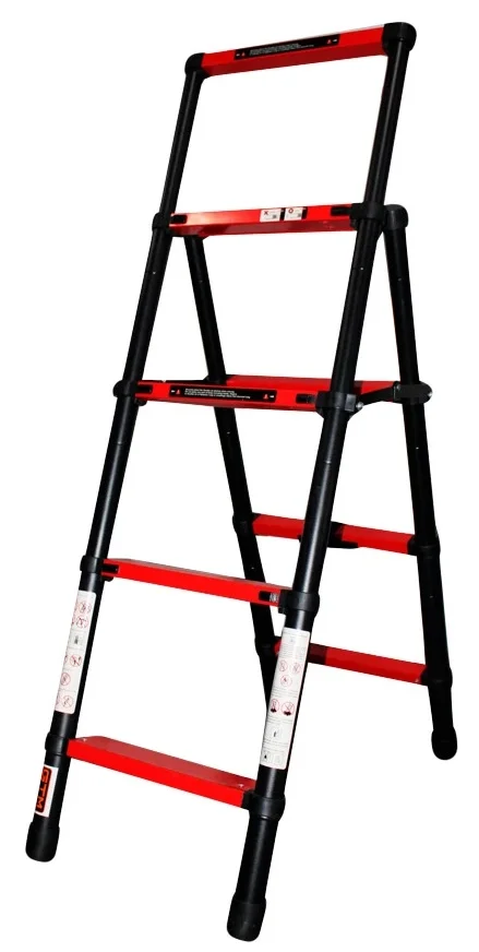 Стрем'янка телескопічна алюмінієва 2х4 1400 мм GTM (KME5045B)