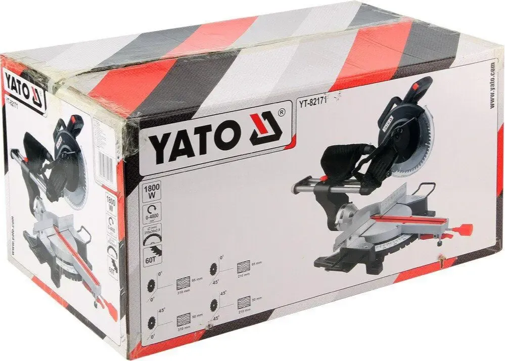 Торцювальна пила з протяжкою Yato YT-82171