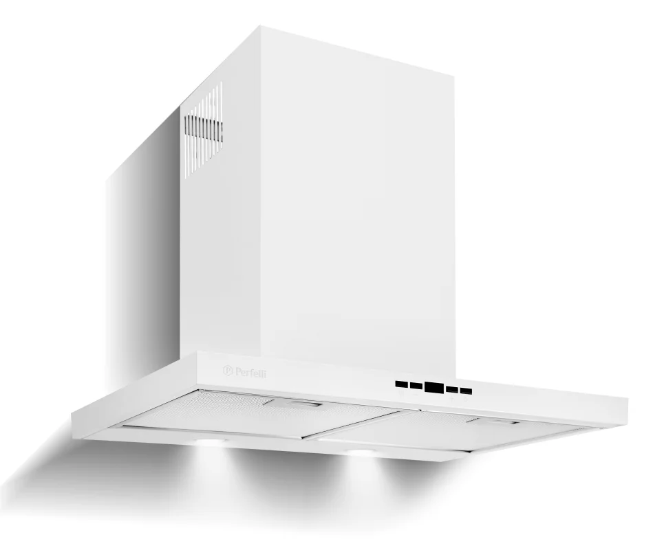 Витяжка кухонна Perfelli TET 6612 A 1000 LED білий