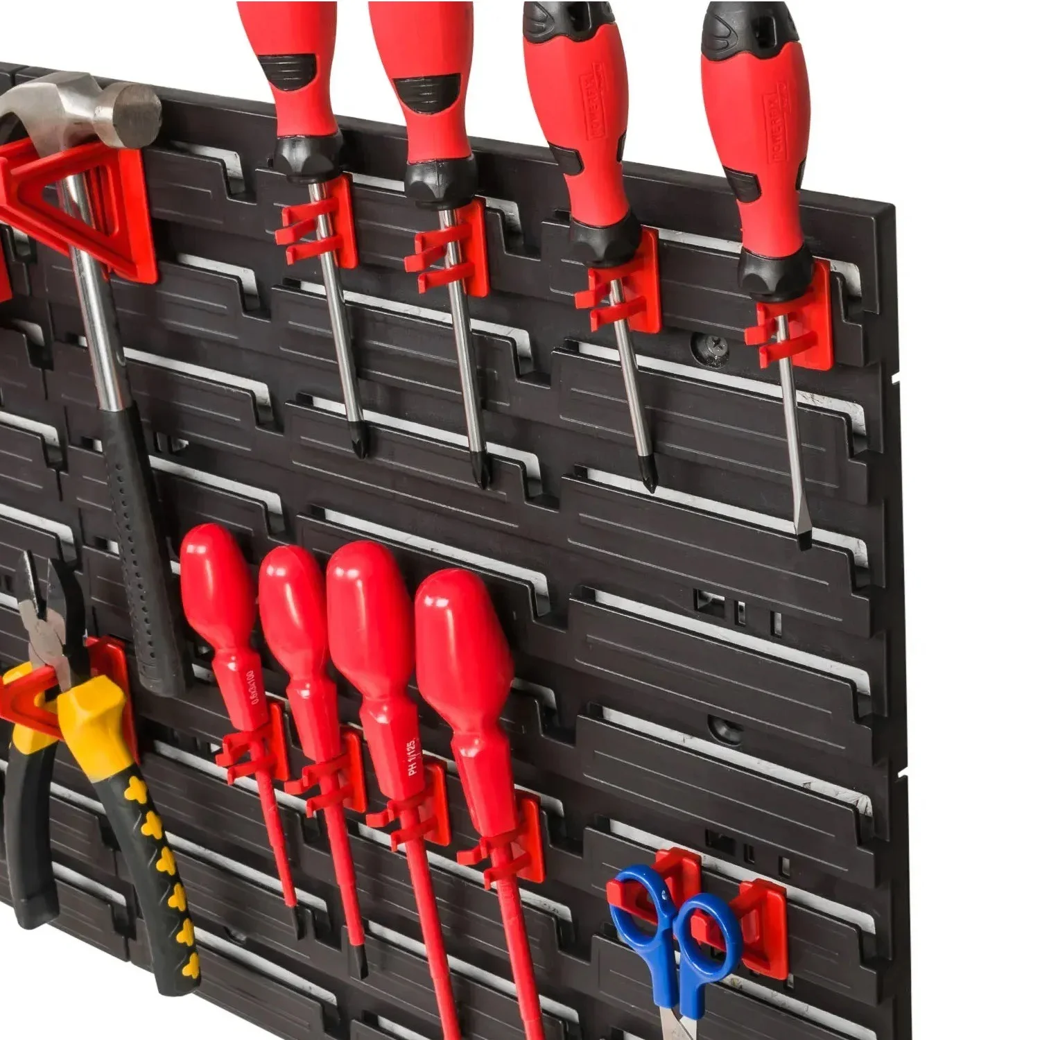 Панель навісна для інструментів 78х39см з подвійною поличкою та тримачами Kistenberg MIX598