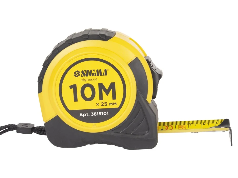 Рулетка Sigma Advanced 10м×25мм (3815101)