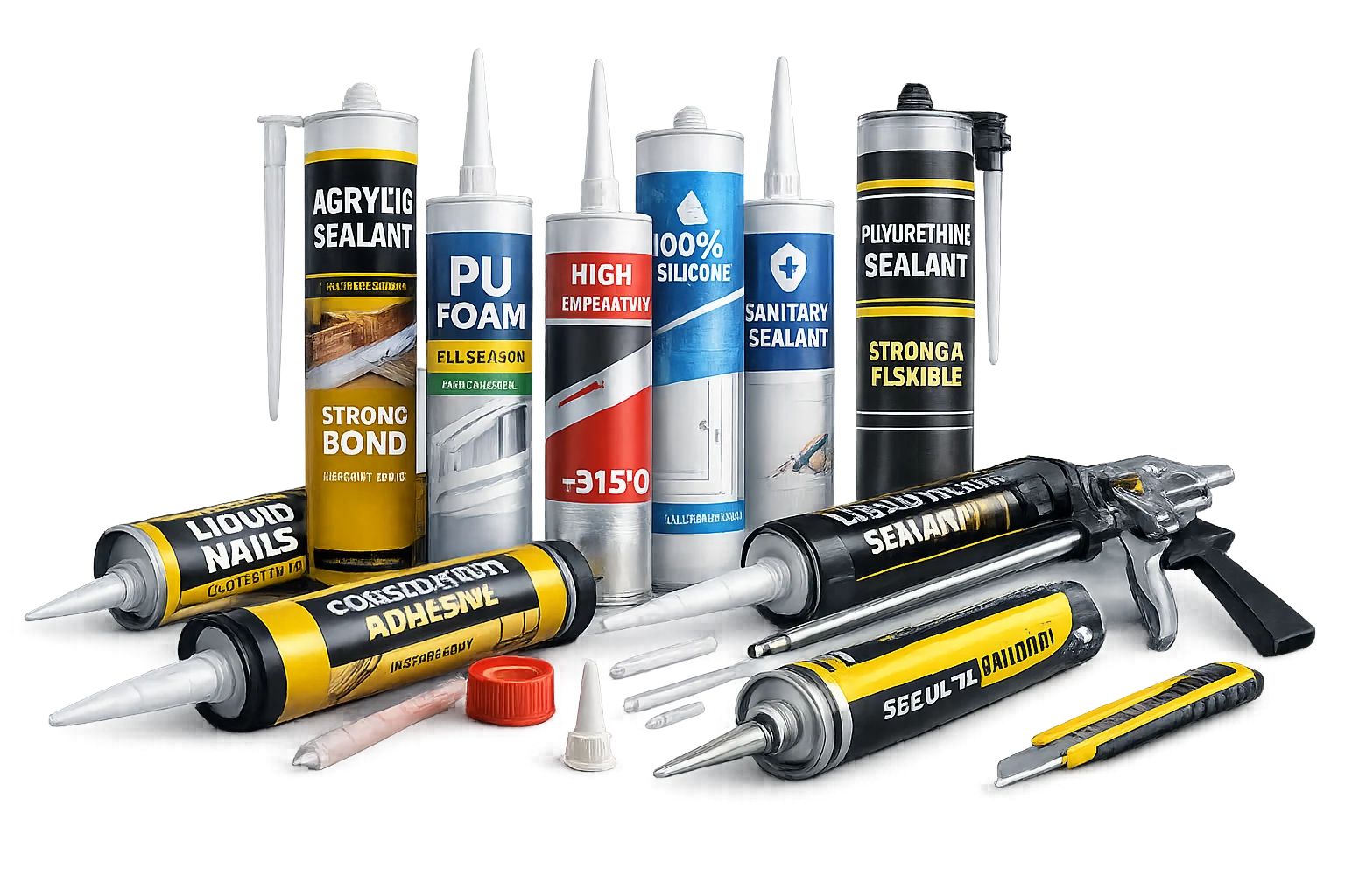 Герметики та рідкі цвяхи