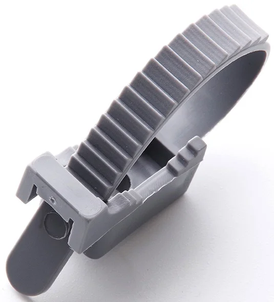 Кріплення ремінне 10х120мм сіре Apro (50 шт) (KR-33G)