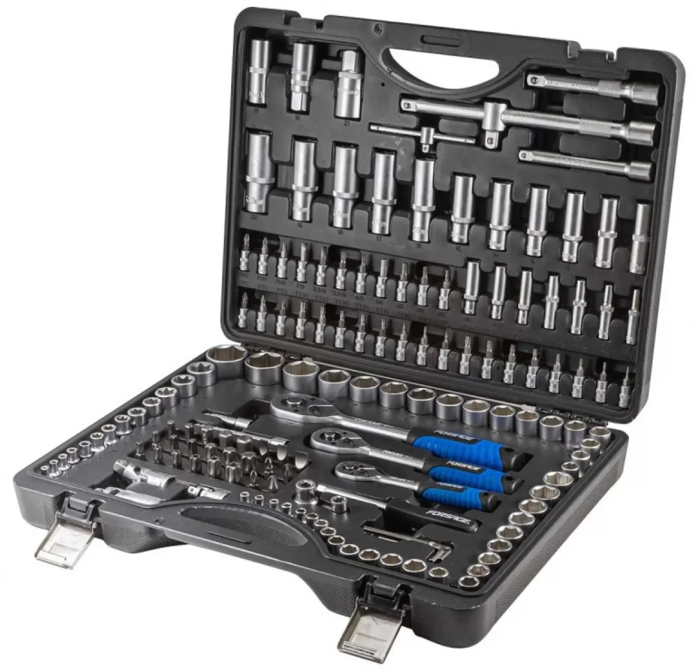 Набір інструментів 6-гранний 150 од 1/2", 1/4", 3/8" Forsage (F-41501-5)