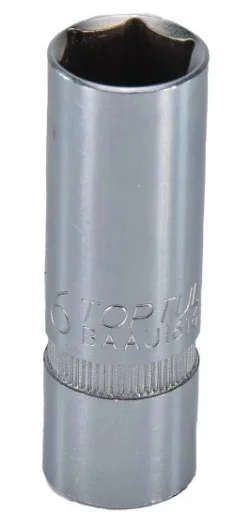 Головка свічкова тонка Toptul 1/2" 16мм 6-ти гранна (BAAU1616)