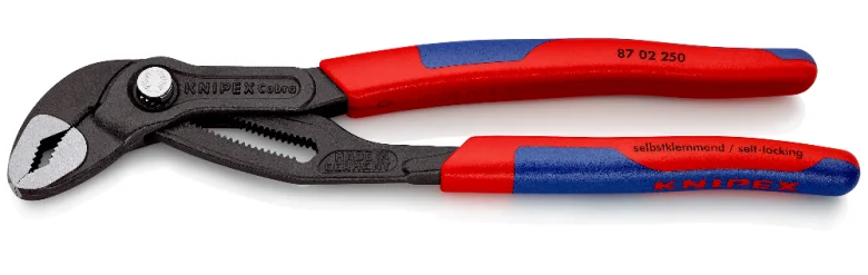 Кліщі розвідні сантехнічні Cobra 2" Knipex (0-50мм) L=250мм (87 02 250)