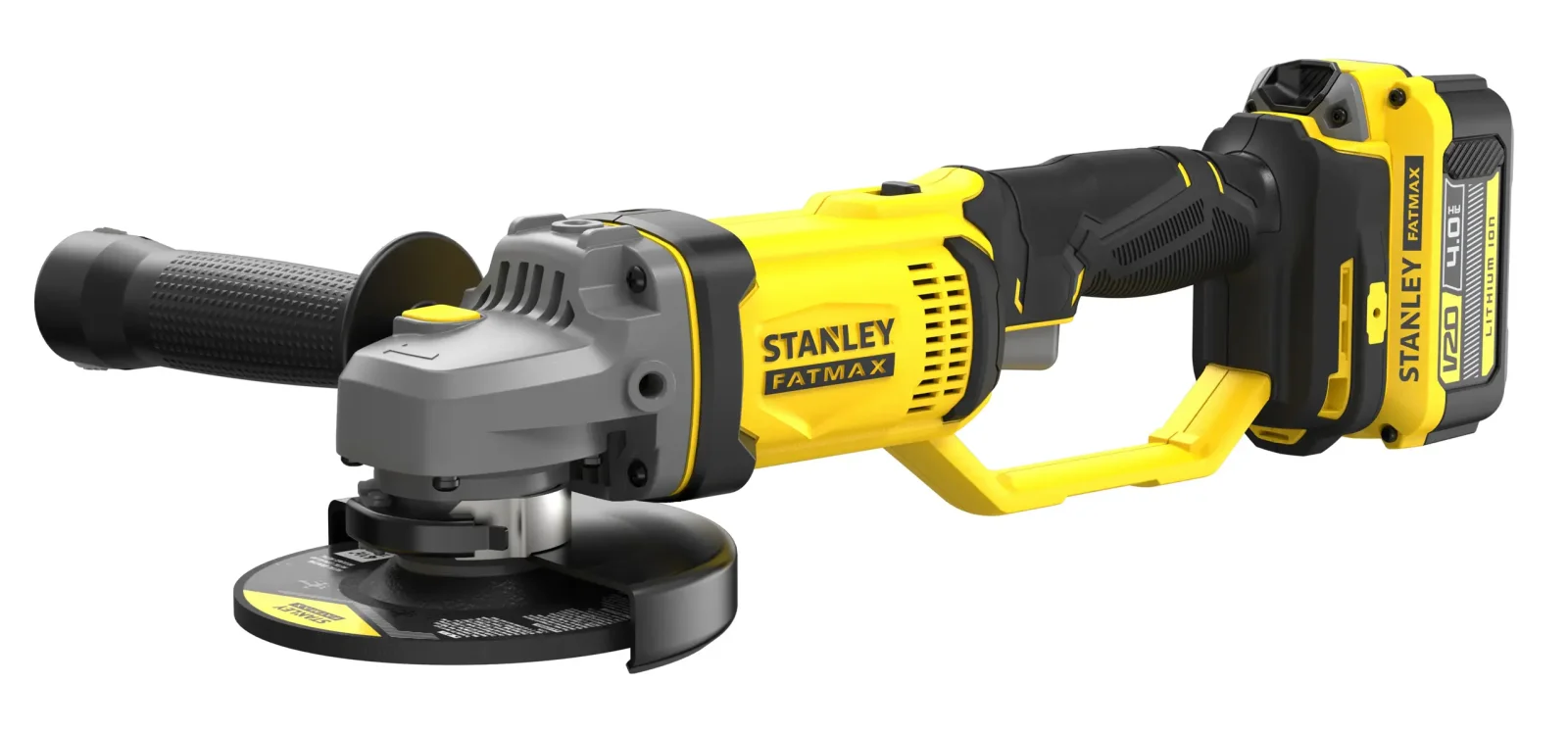 Шлифмашина угловая аккумуляторная (болгарка) 125мм 8500об/мин Stanley SFMCG400M2K
