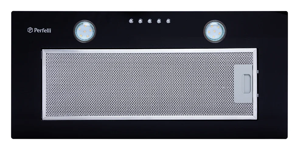 Витяжка кухонна Perfelli BI 6562 A 1000 LED GLASS чорний - фото 3