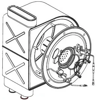 61313760 Теплообмінник на конденсаційний газовий котел Ariston, Chaffoteaux 24